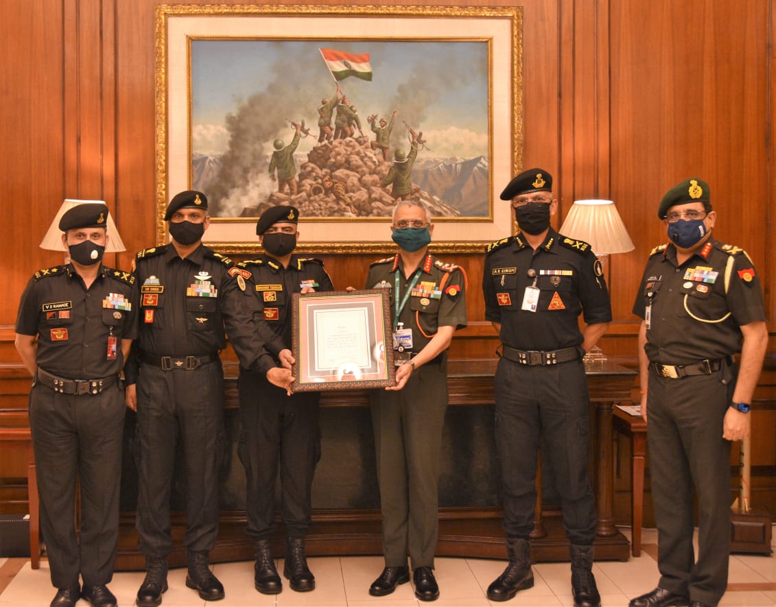 51 SAG, NSG conferred COAS Unit Appreciation