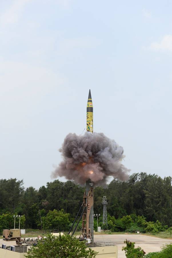 India Successfully Test Agni V