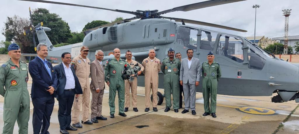 Air Chief Flies Indian Made Aircraft