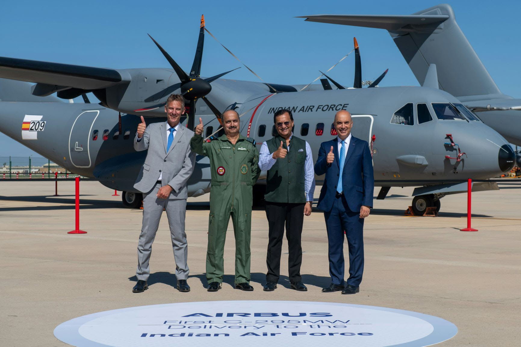 Airbus delivers first C295 to India