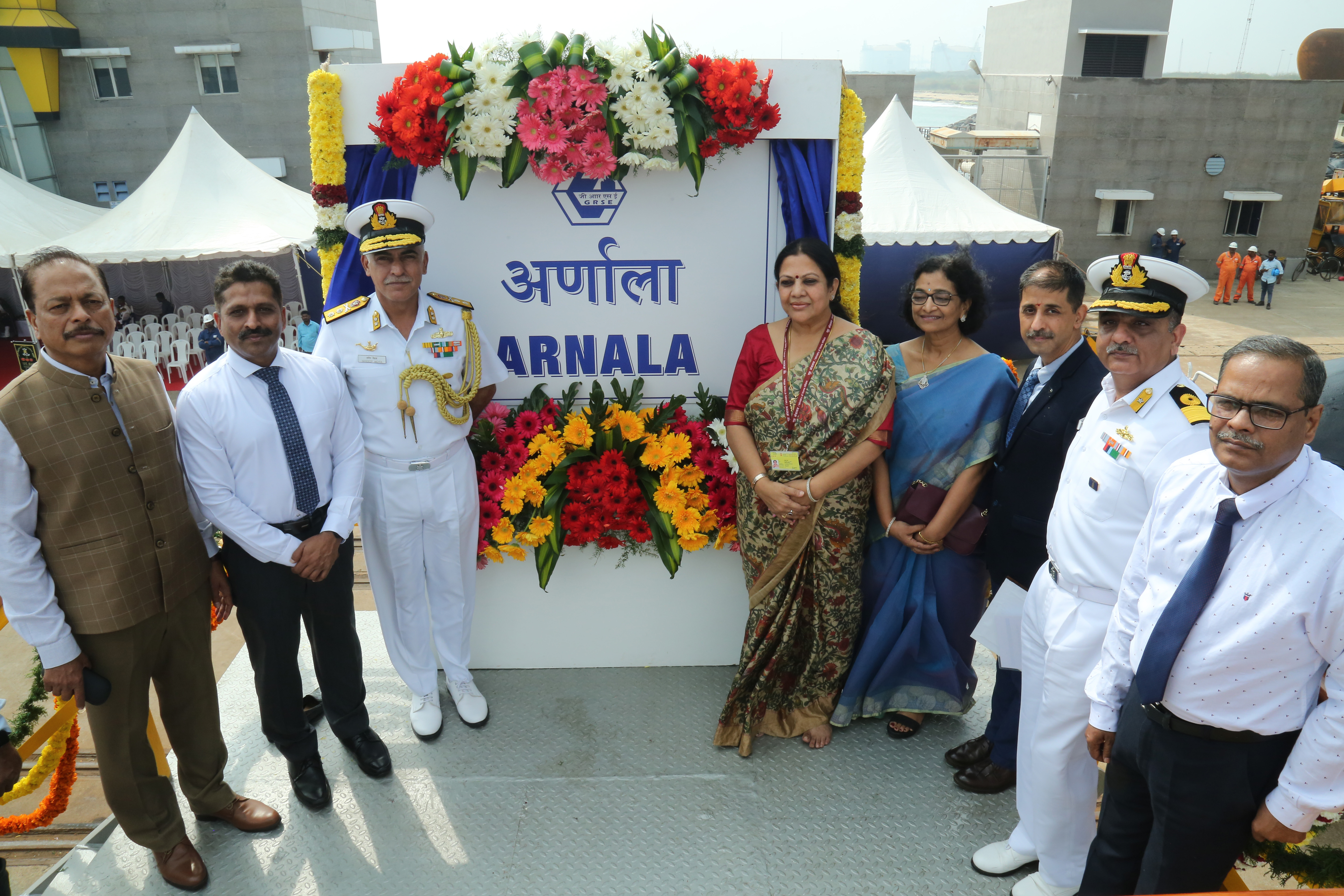 First ASW SWC (GRSE) 'Arnala' Launched