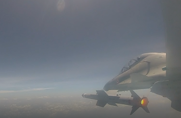 Astra successfully flight tested from Su-30 MKI