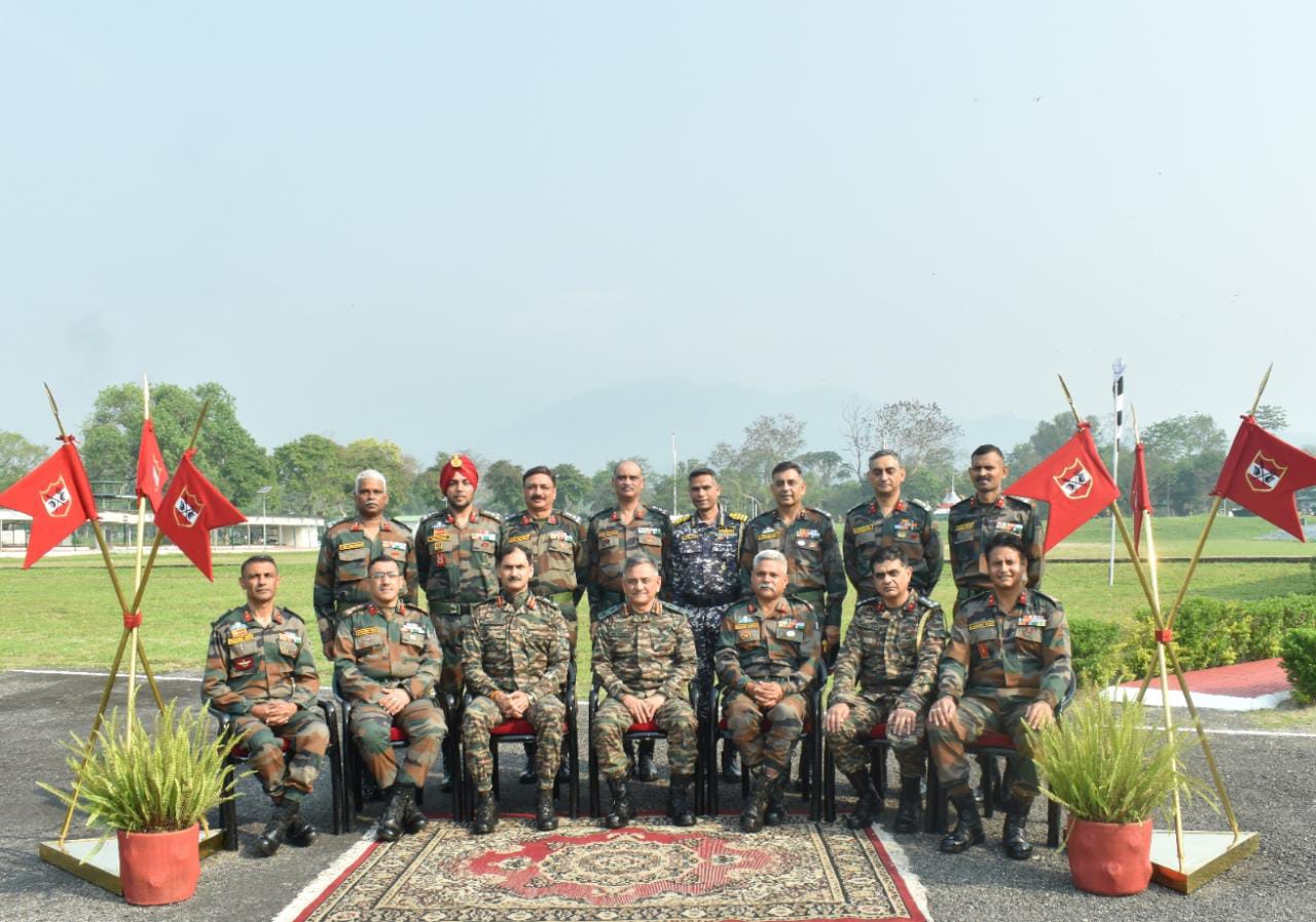 CDS visits HQs Trishakti Corps