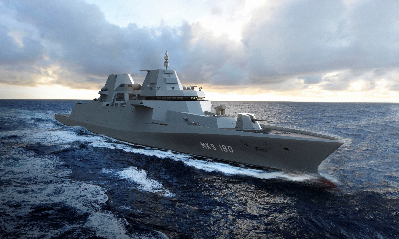 Damen and Thales to build the German MKS 180 frigate