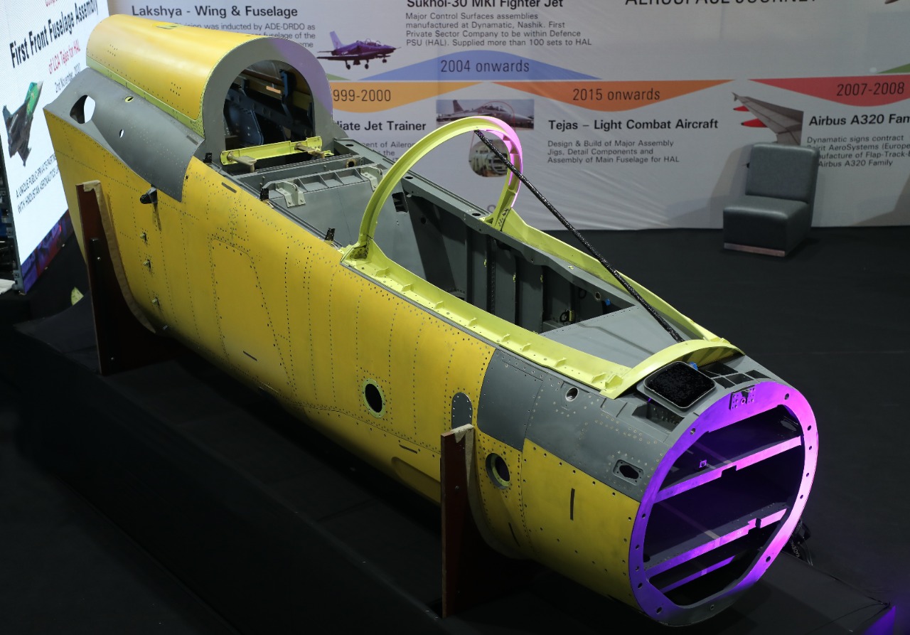 Dynamatic completes 1st front fuselage FOC LCA