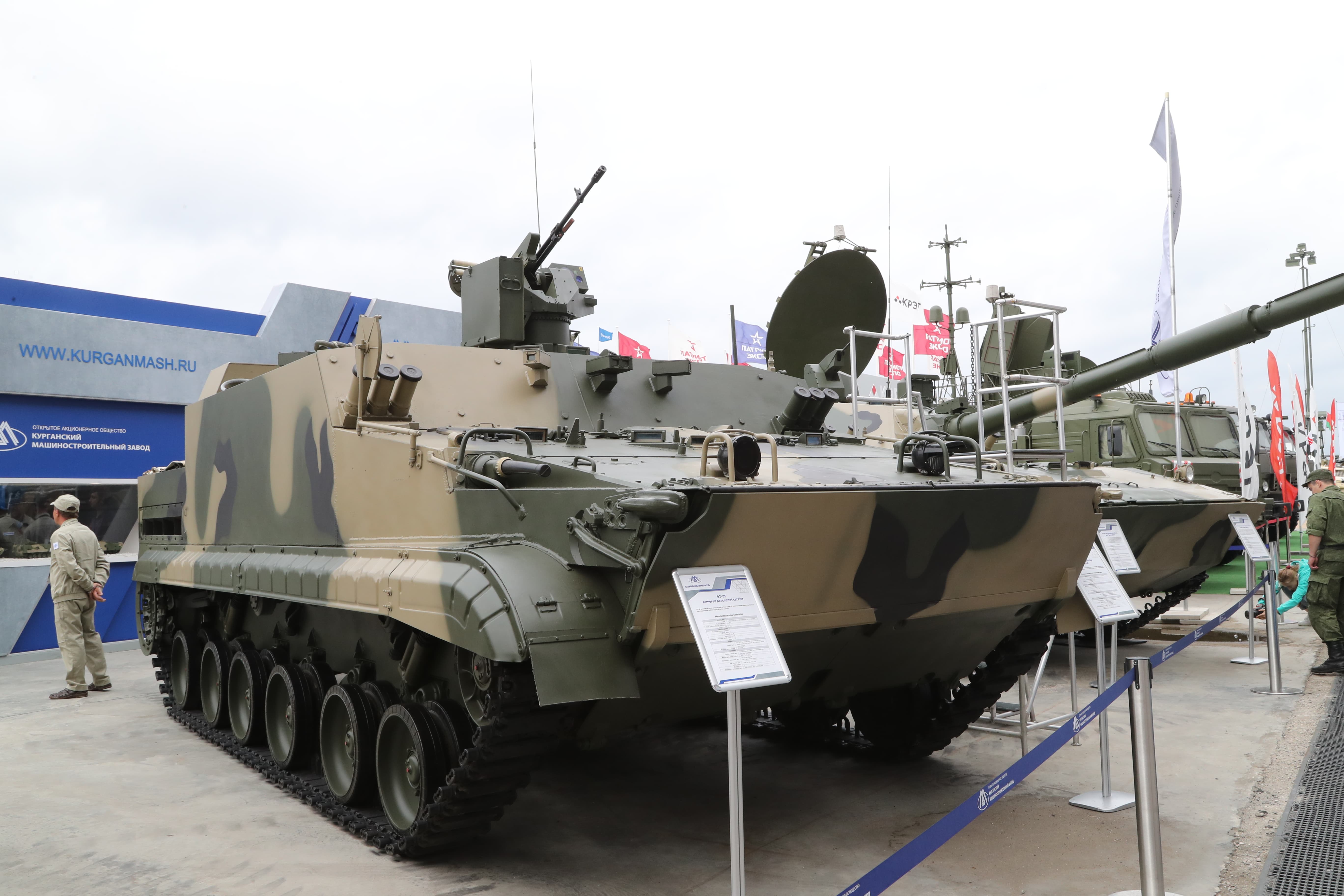 First export order for Russian BT-3F amphibious APC