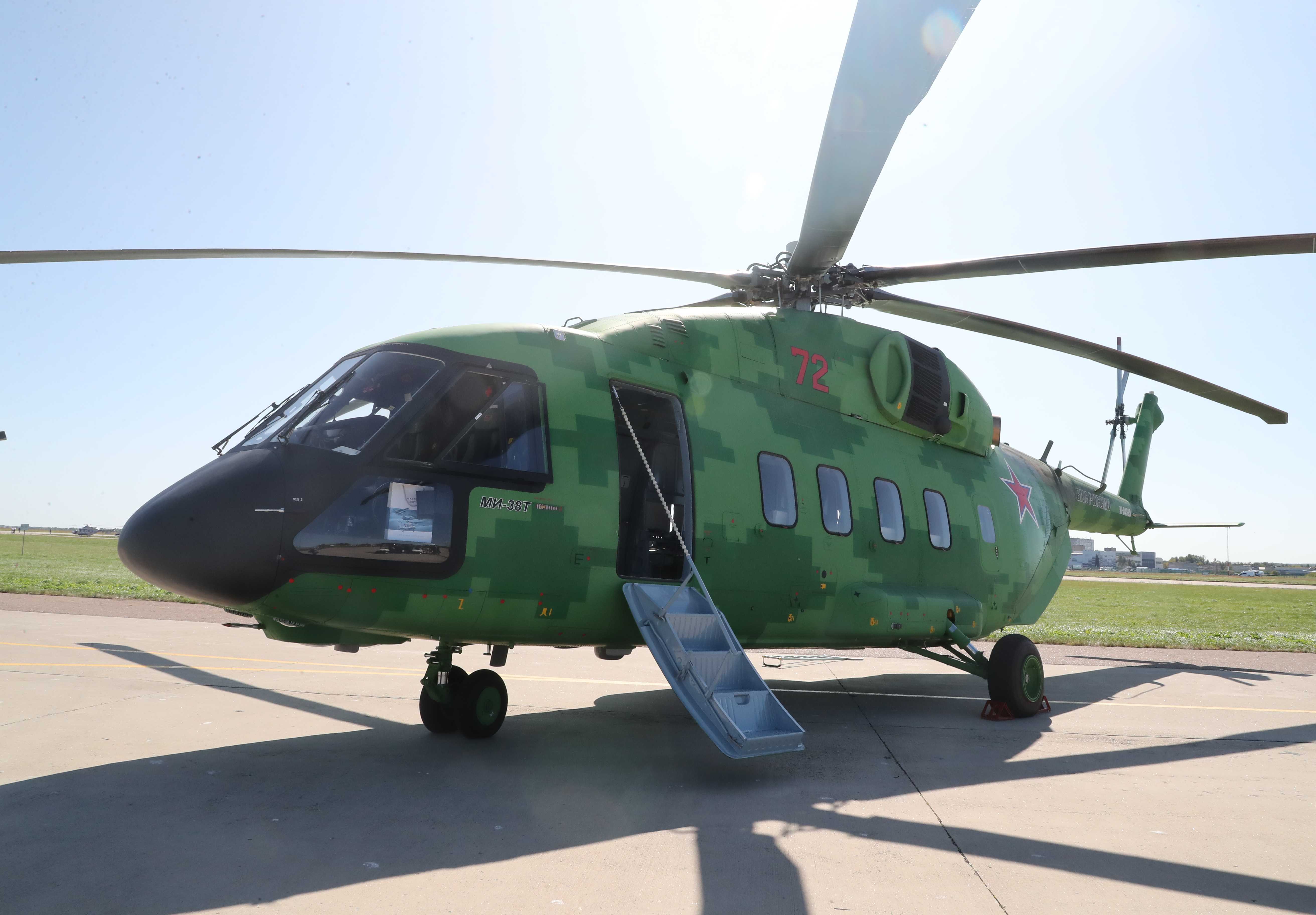 Rosoboronexport signs first export contract for Mi-38T helicopters