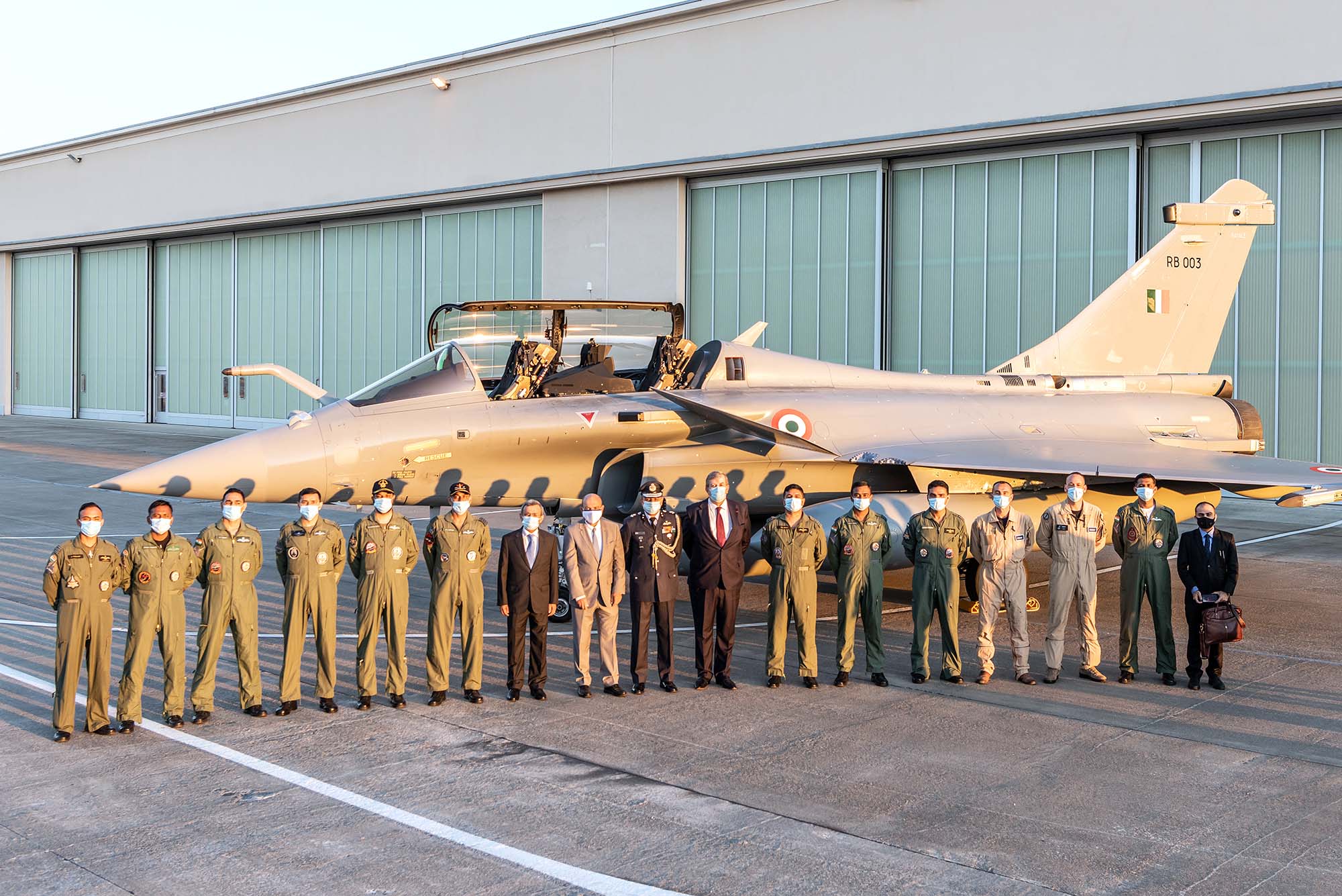 First Five Rafale on way to India