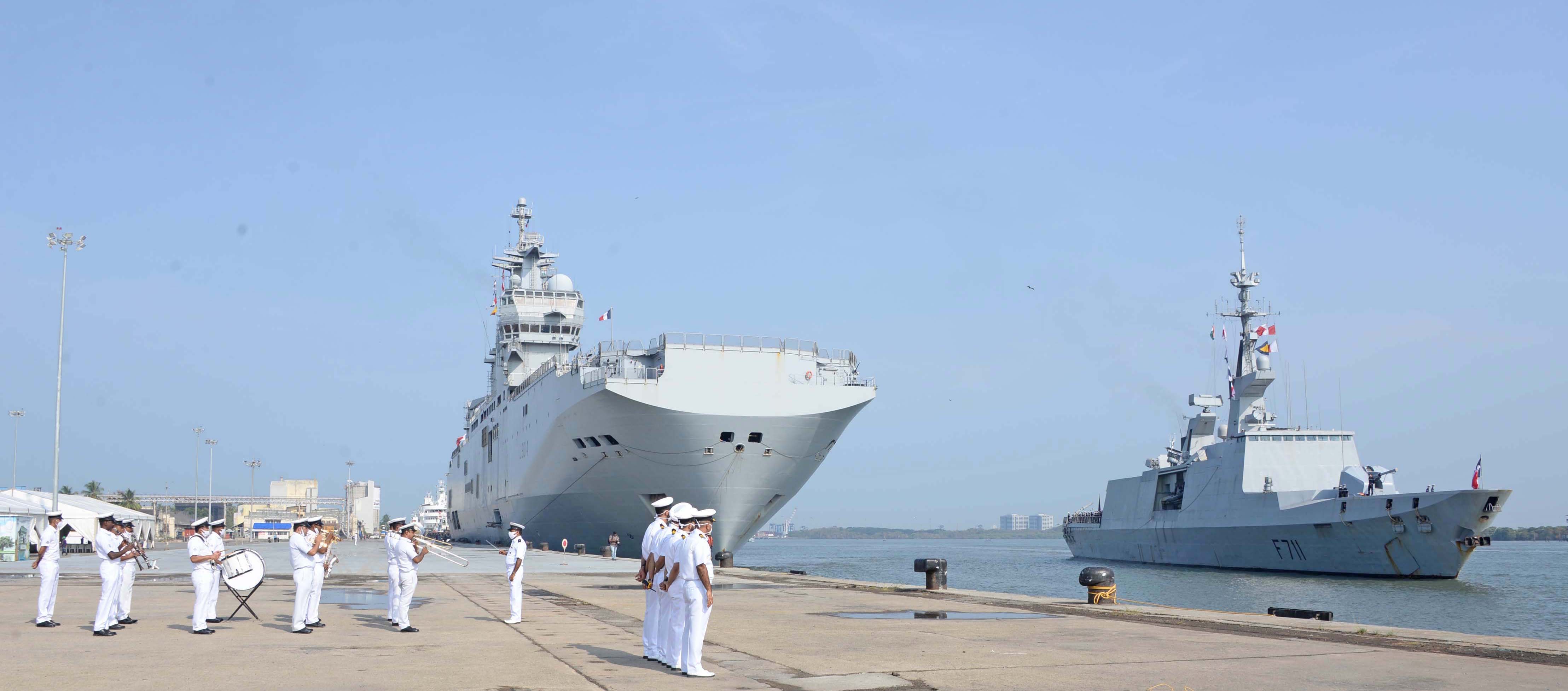 French Naval Ship visits Kochi