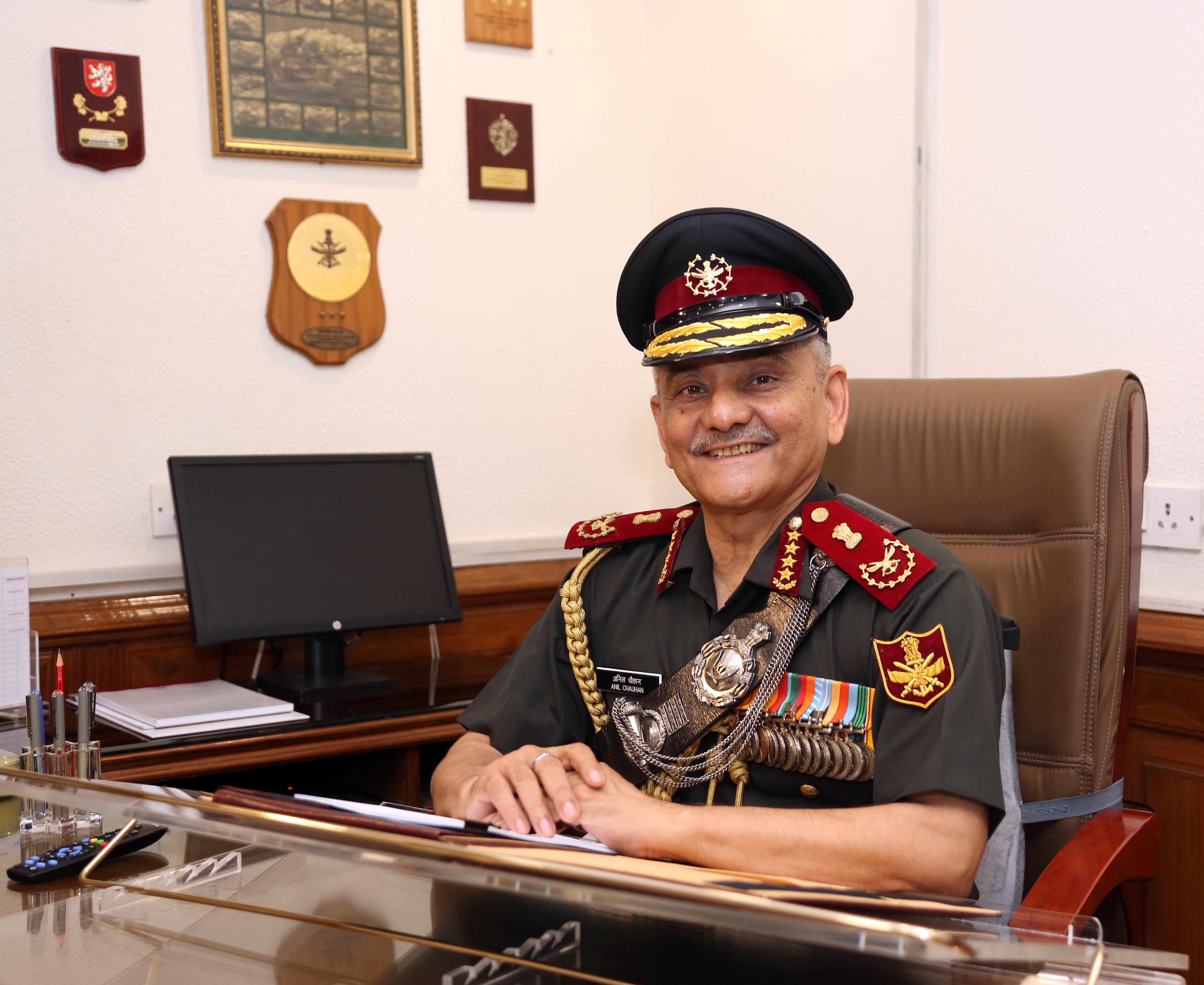 General Anil Chauhan takes over as CDS