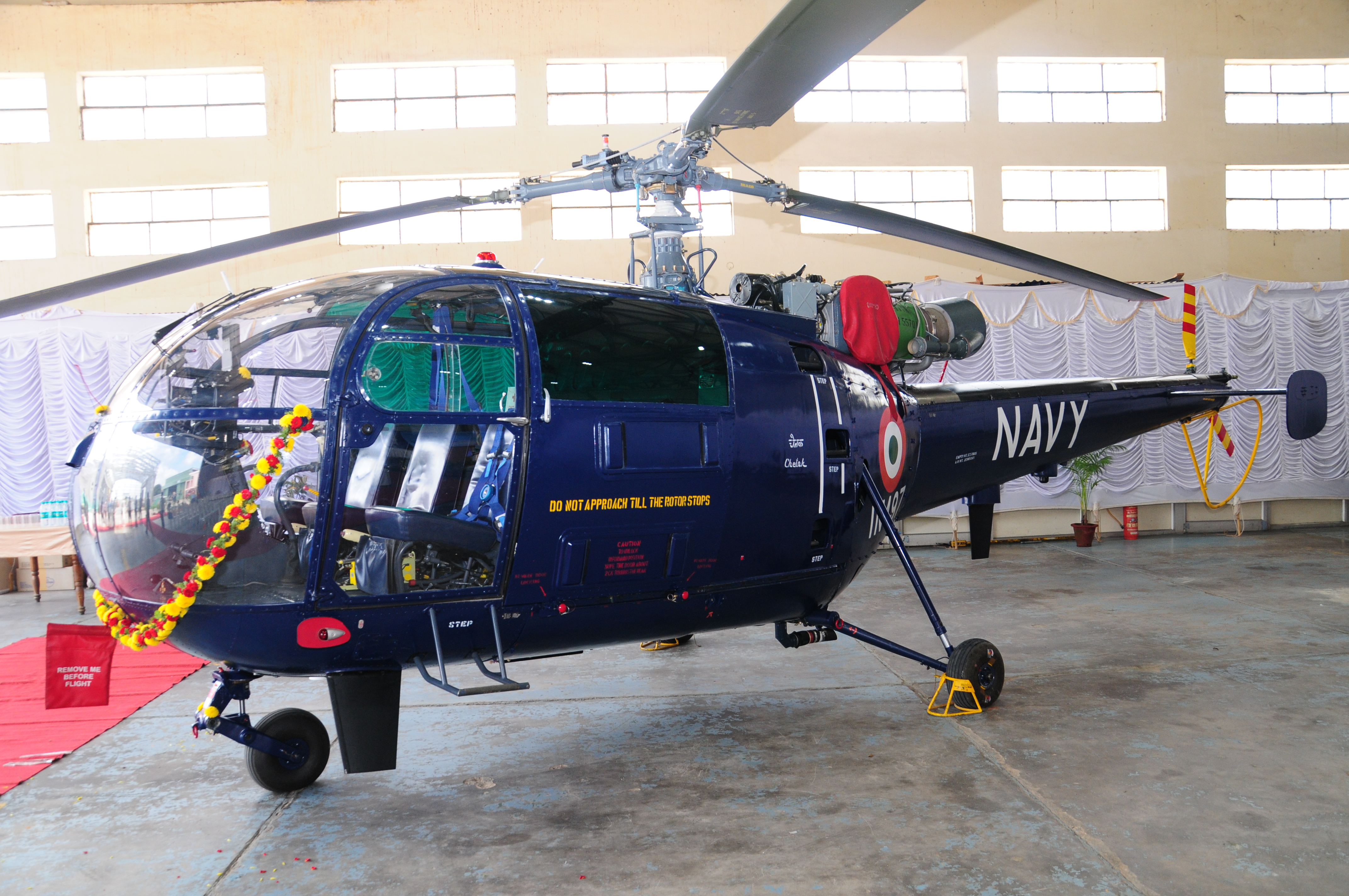 HAL Delivers Chetak Helicopter to Indian Navy Ahead of Schedule