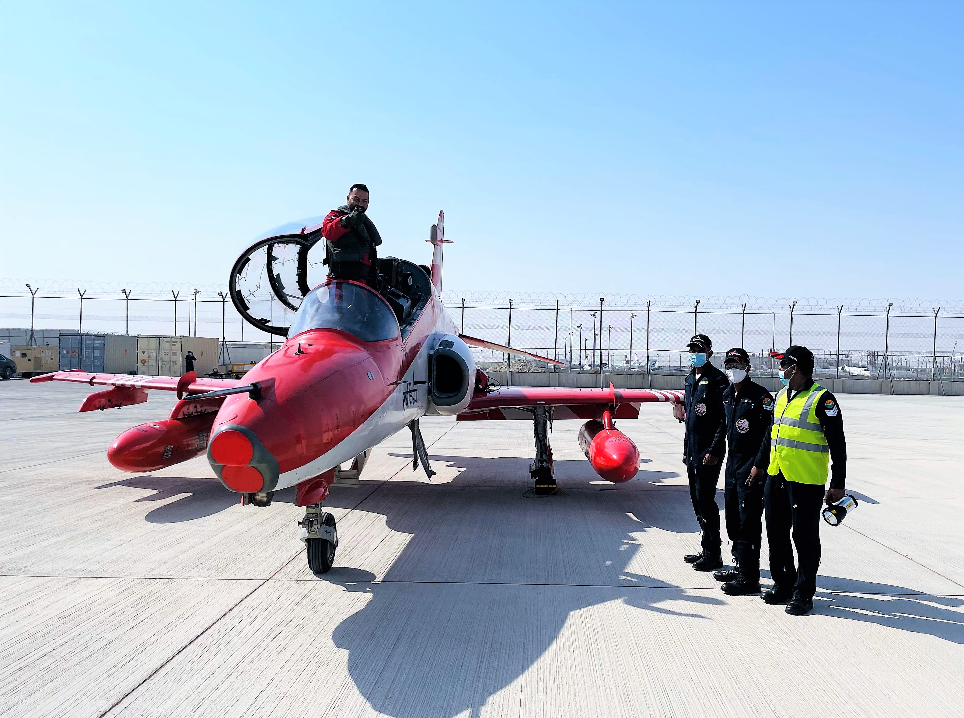 IAF Contingent arrives in Dubai for Air Show