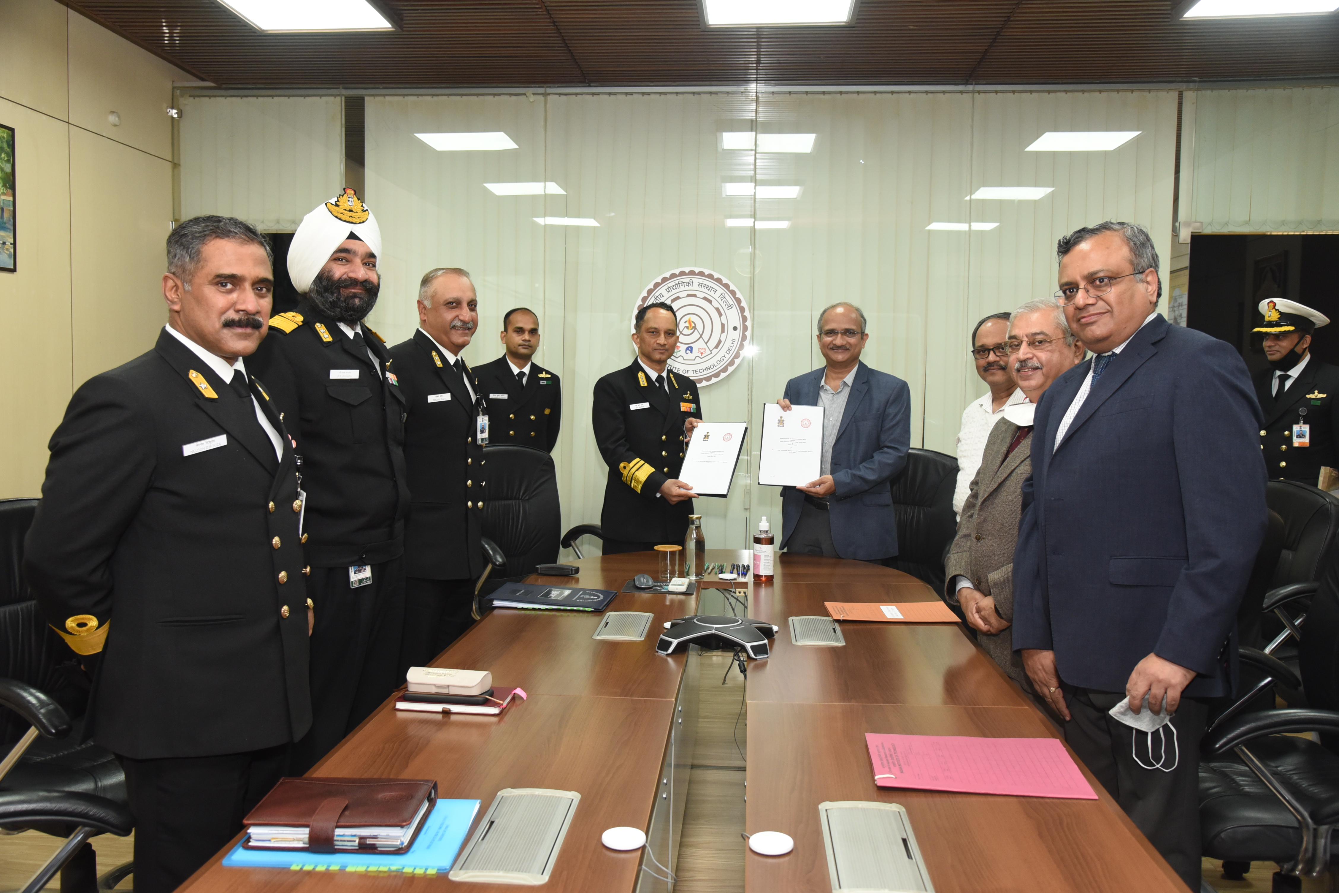 IIT, Delhi, Indian Navy signs MoU