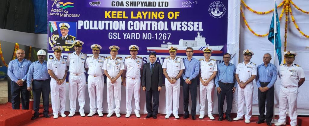 Keel laid for Two Pollution Vessel at GSL