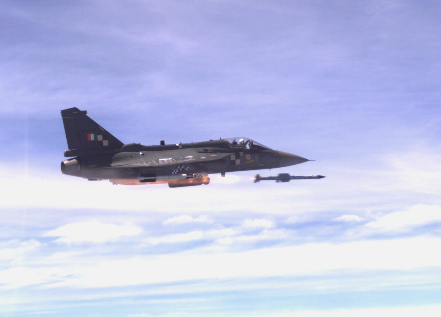 Successful Test of Astra Missile from LCA