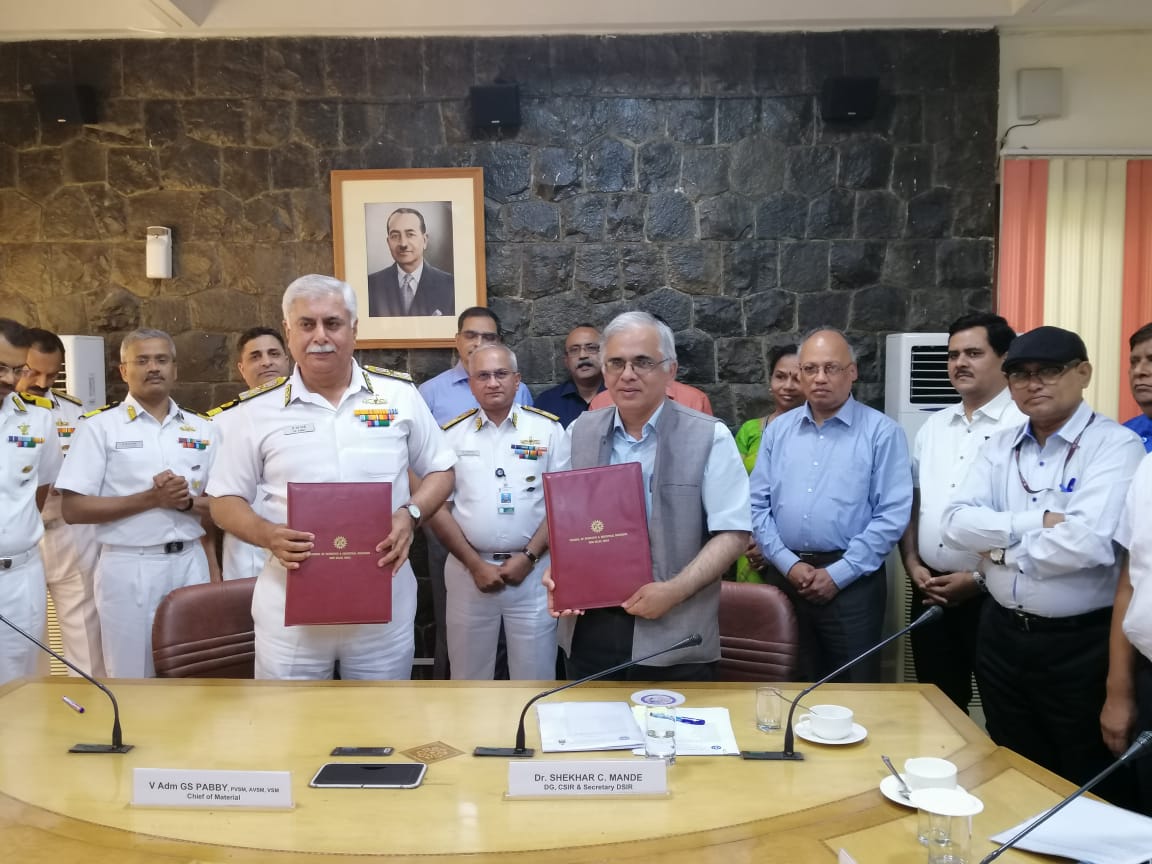 Navy and CSIR signs MoU