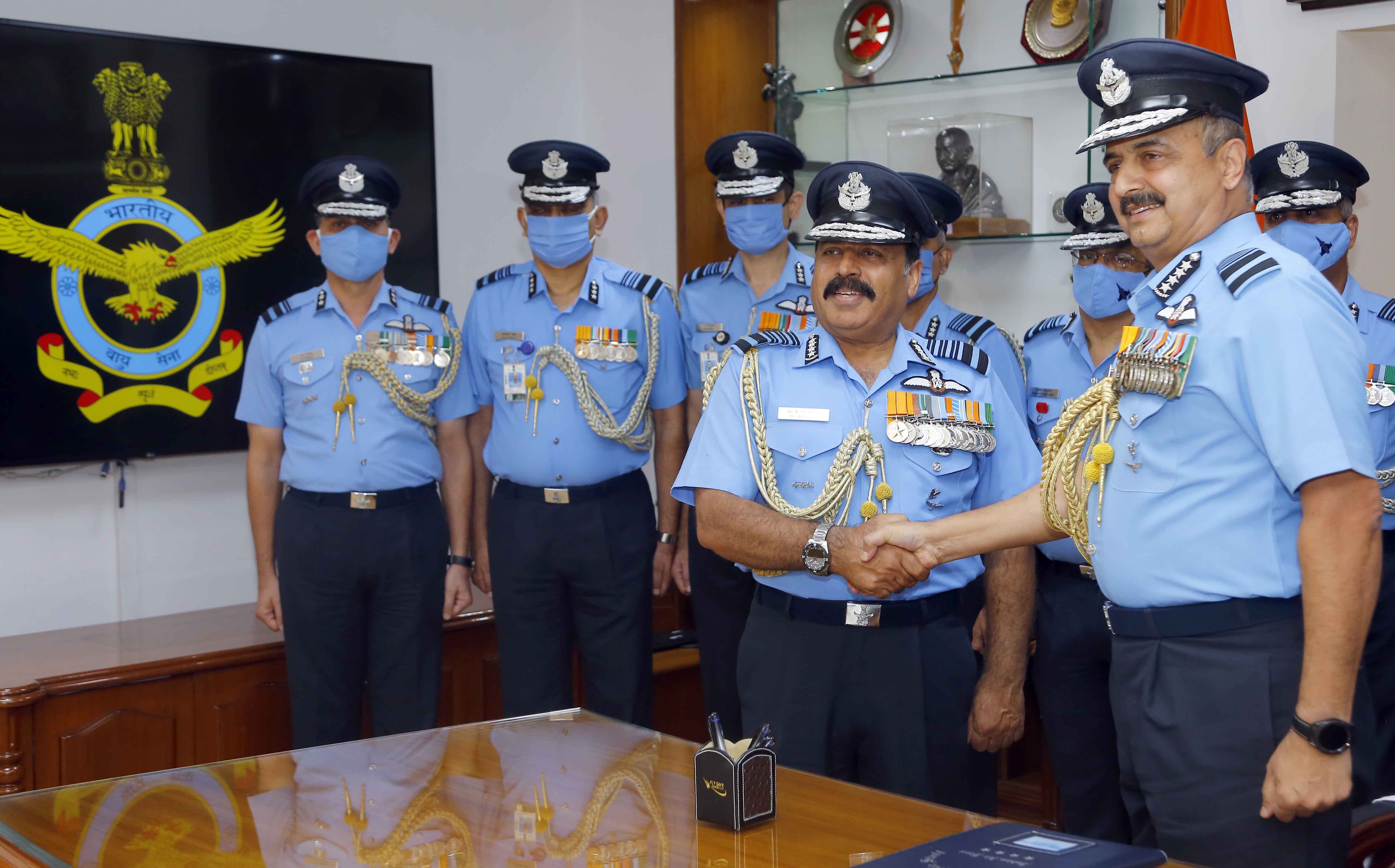 Air Chief Marshal VR Chaudhari assumes charge of new Air Chief