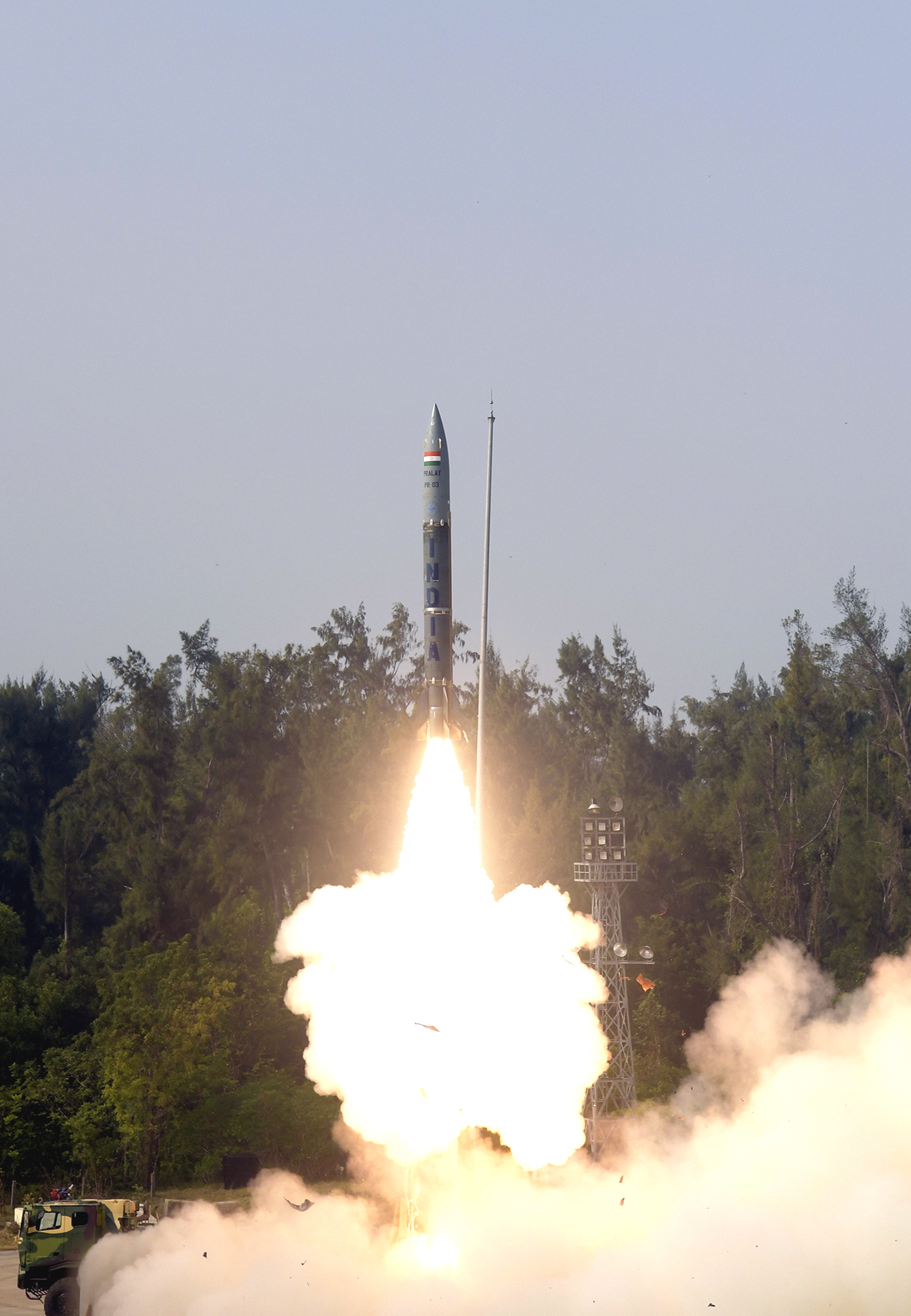 Consecutive Launches of Brand New Pralay Missiles