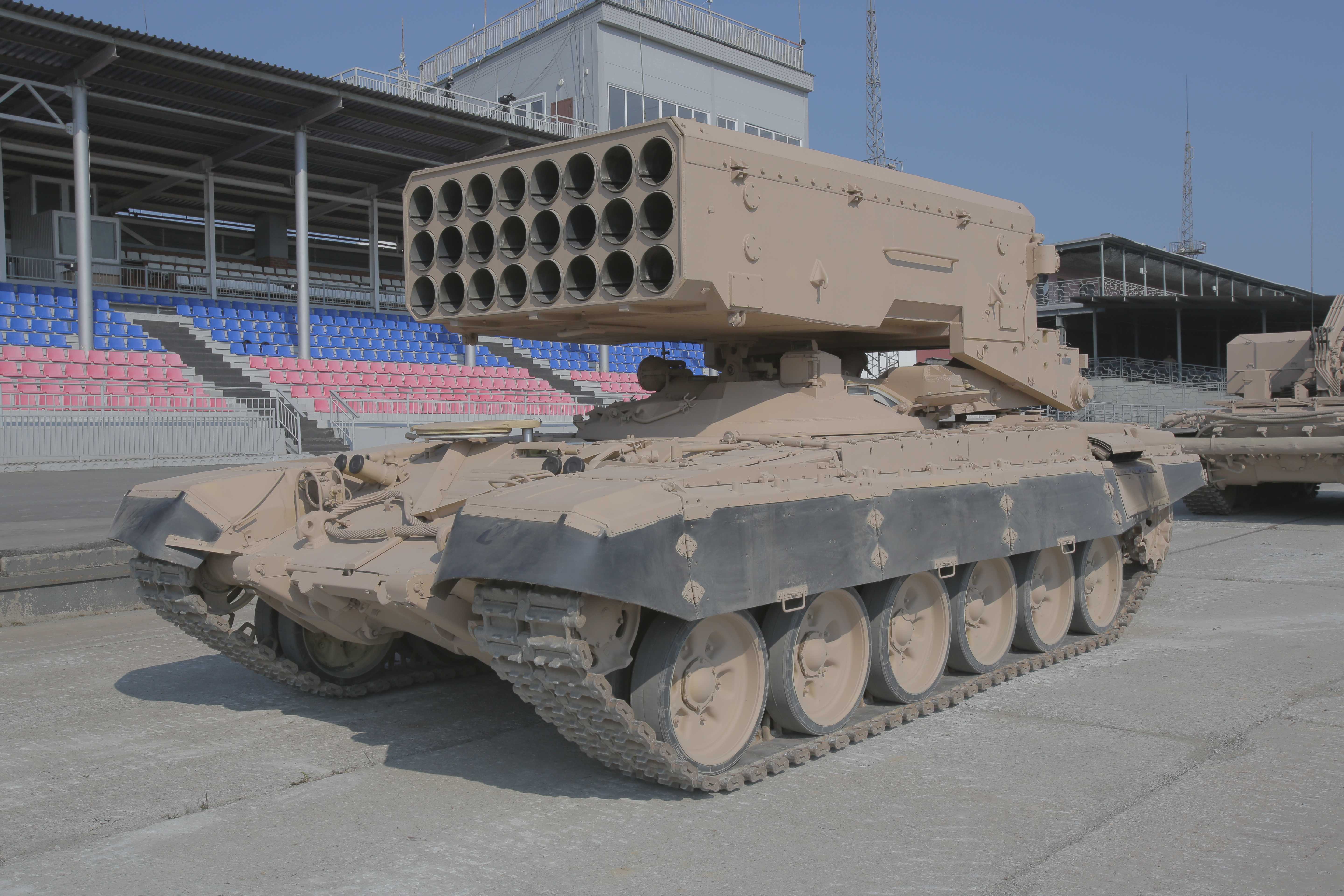 Rostec demonstrated TOS-1A capabilities to foreign customers