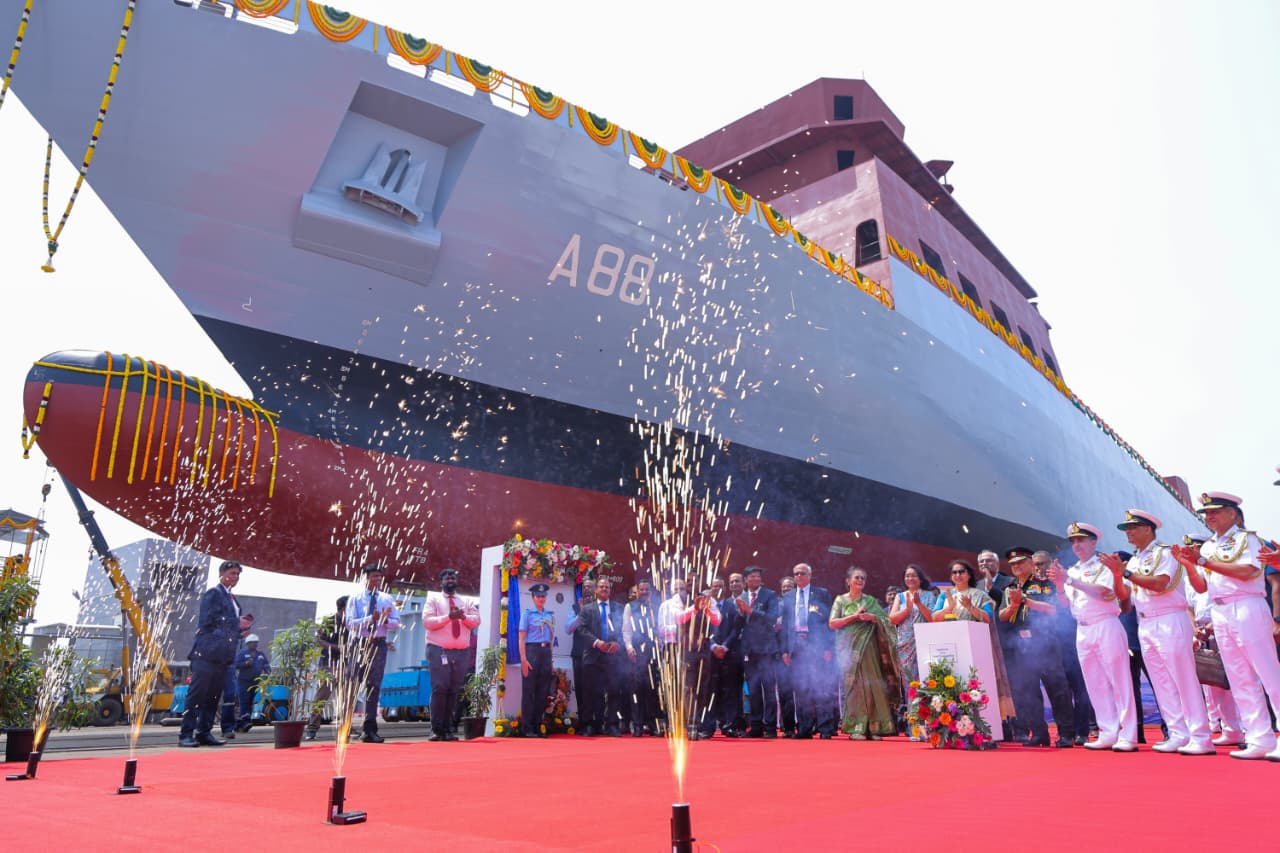 1st of 3, Cadet Training Ships (CTS) launched at Kattupalli