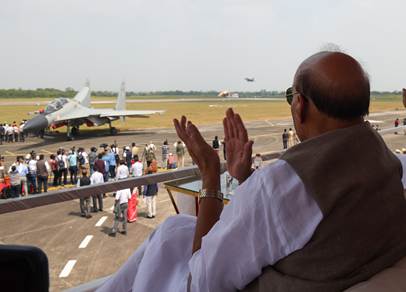 Defence Minister inaugurates 3rd Production Line of LCA Mk1A