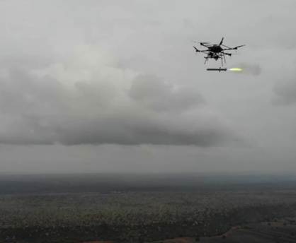 DRDO Conducts Drone launched Guided Missile-V3