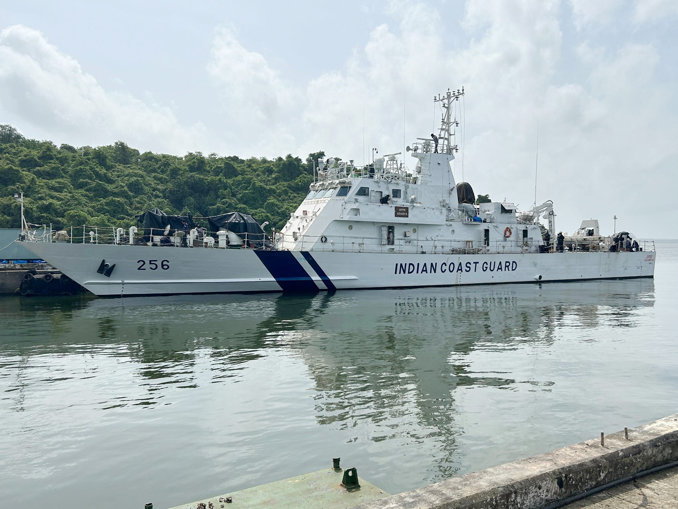 ICG inducts ‘Adamya’ the first FPV from GSL