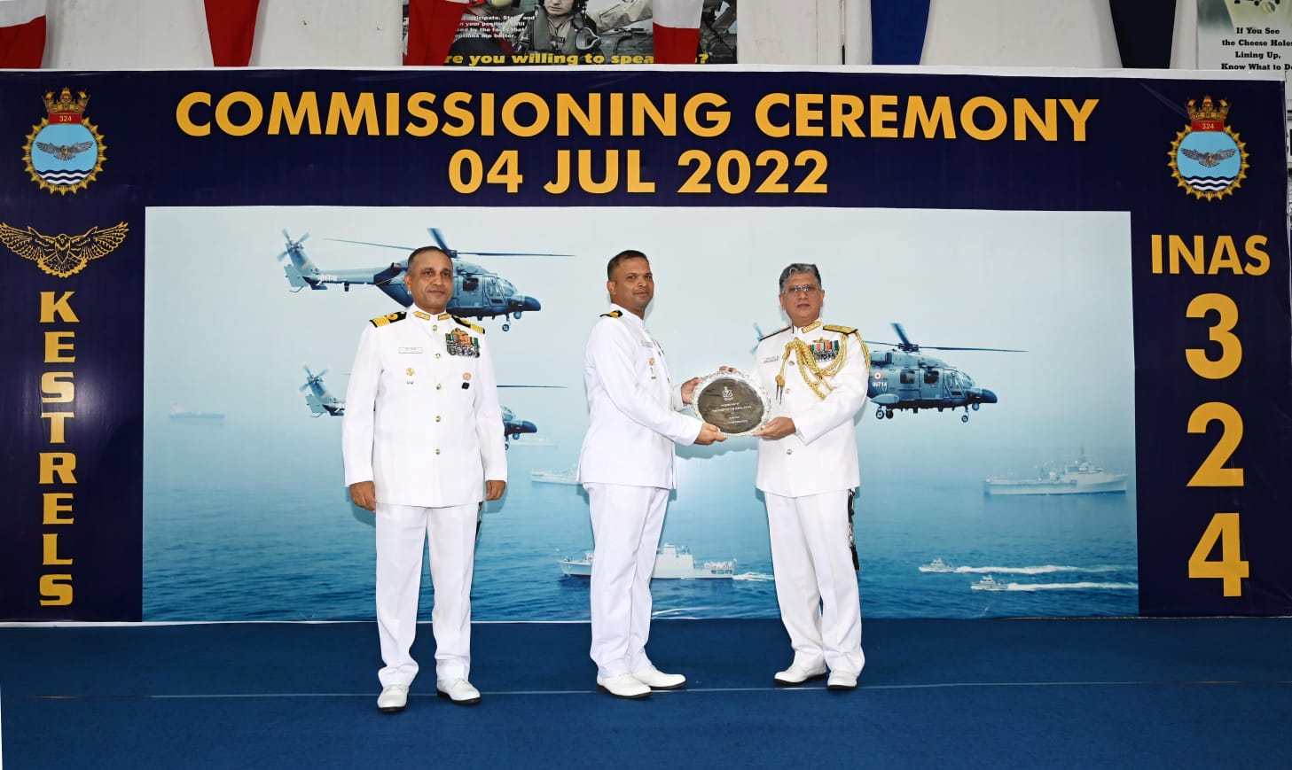 Indian Navy Commission ALH Dhruv Squadron INAS 324