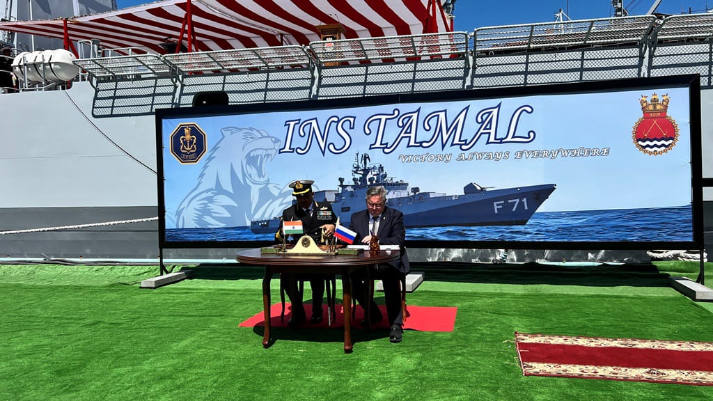 INS Tamal Commissioned at Kalinigrad, Russia