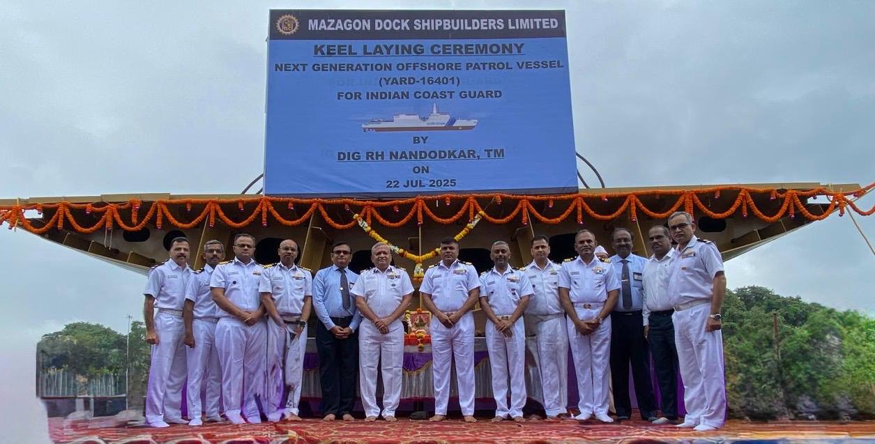 Keel Laid for First Next Gen OPV of ICG at MDL