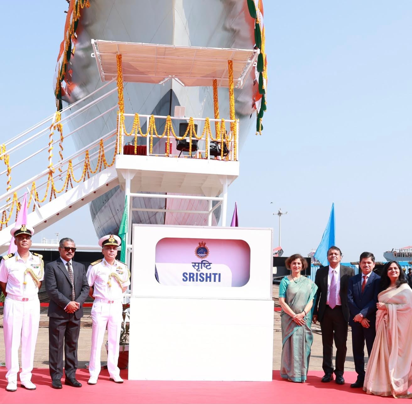 Launch of Next Gen OPV Yard 1283 (Srishti)