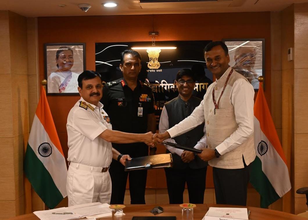 MoU on Defence R&D between IDS and Dept of ST