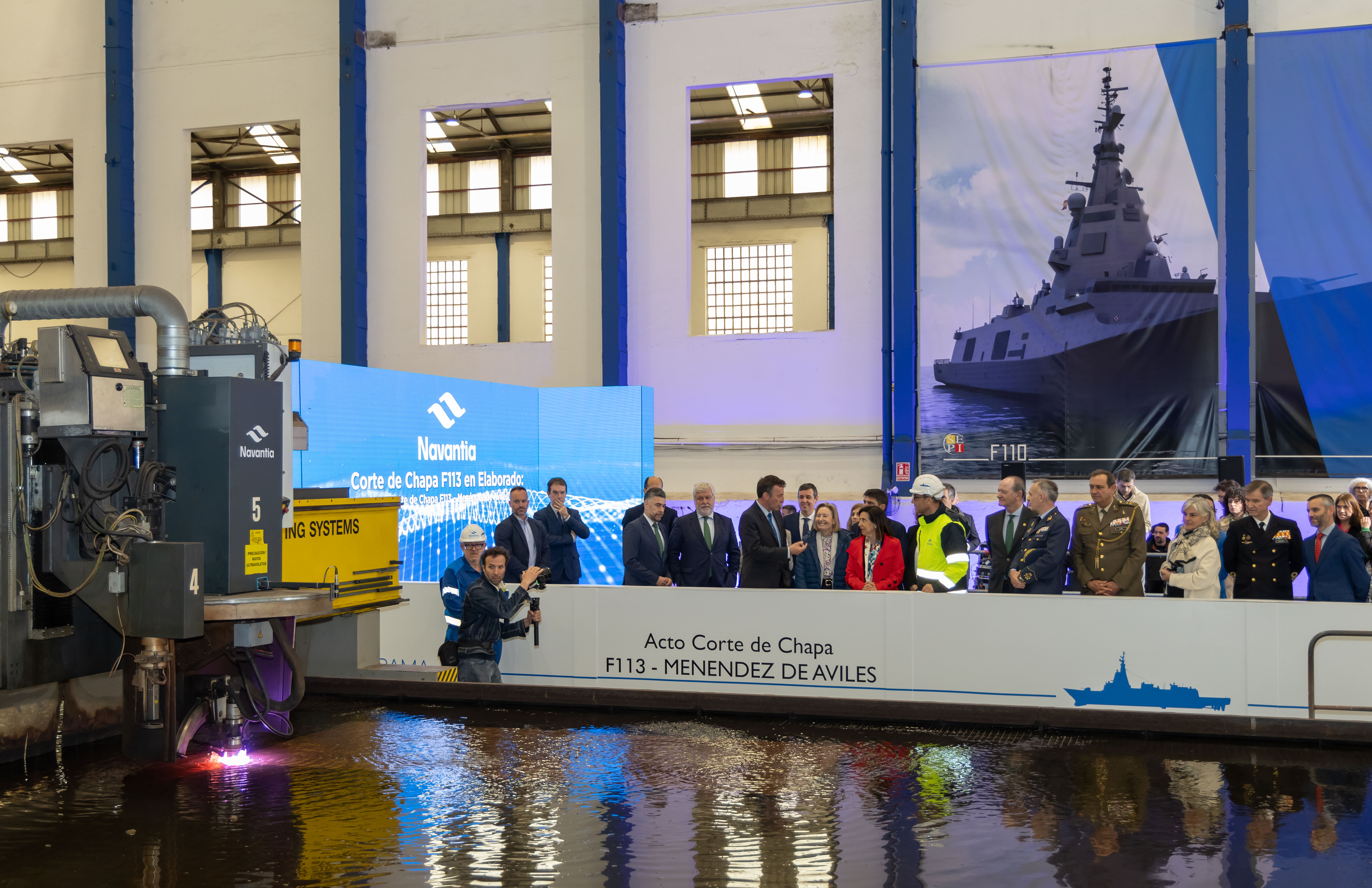NAVANTIA advances in the F-110 frigate program