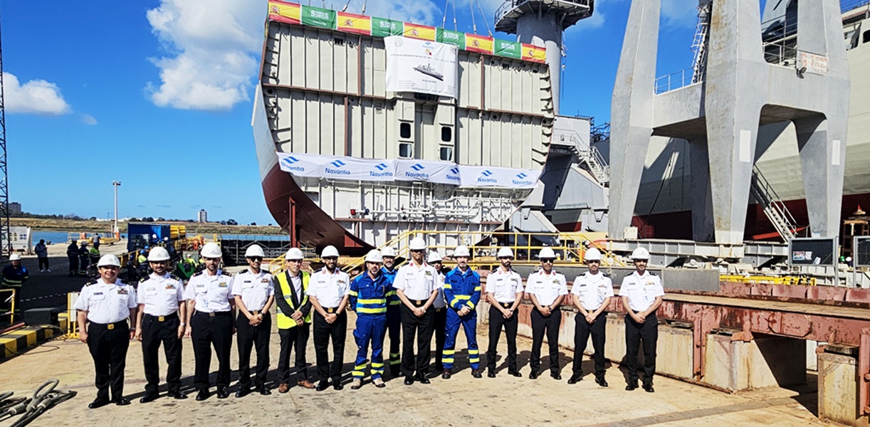 NAVANTIA begins Construction of 7th Corvette for RSA