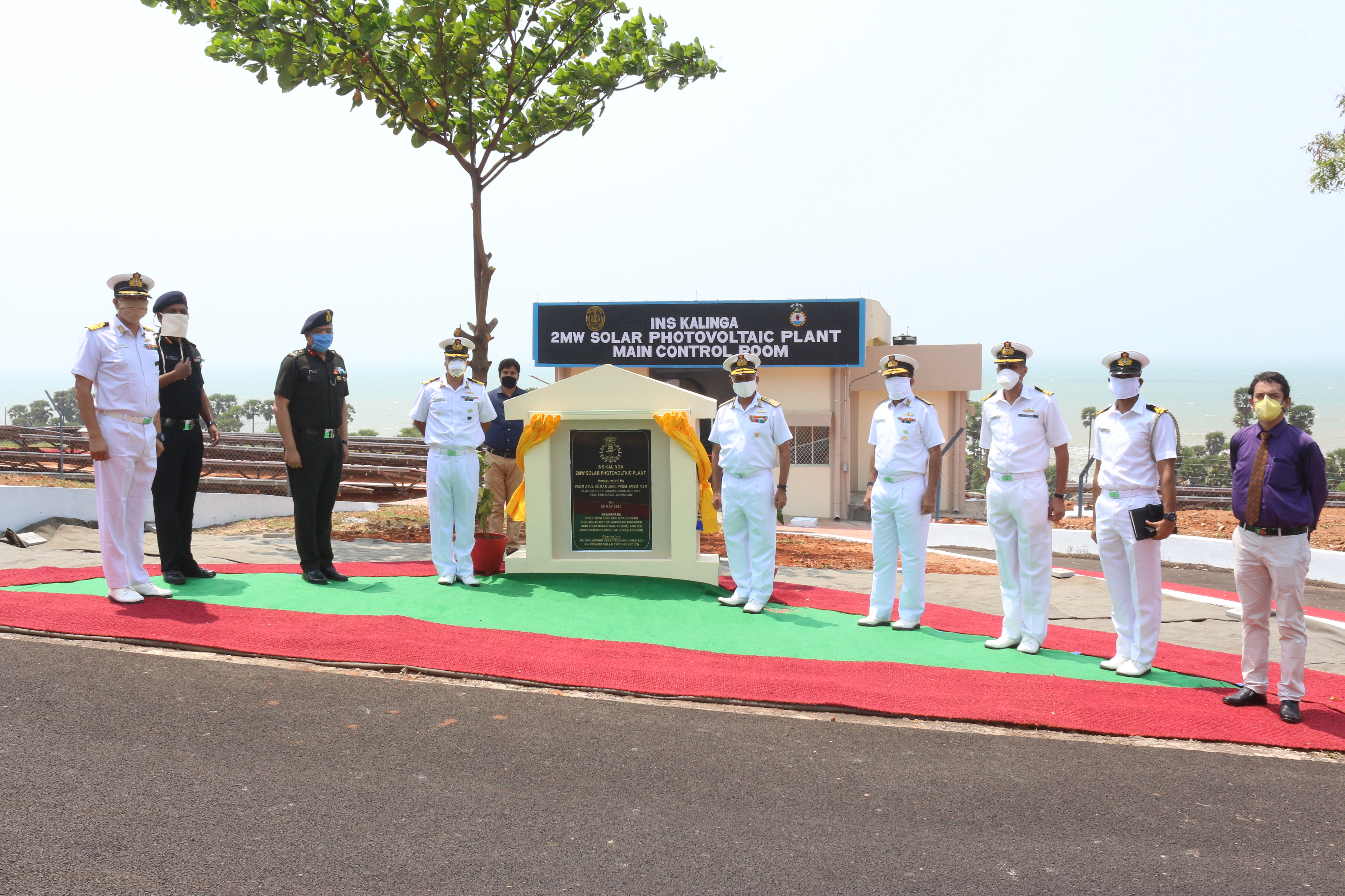 Indian Navy inaugurates 2 MV solar power plant