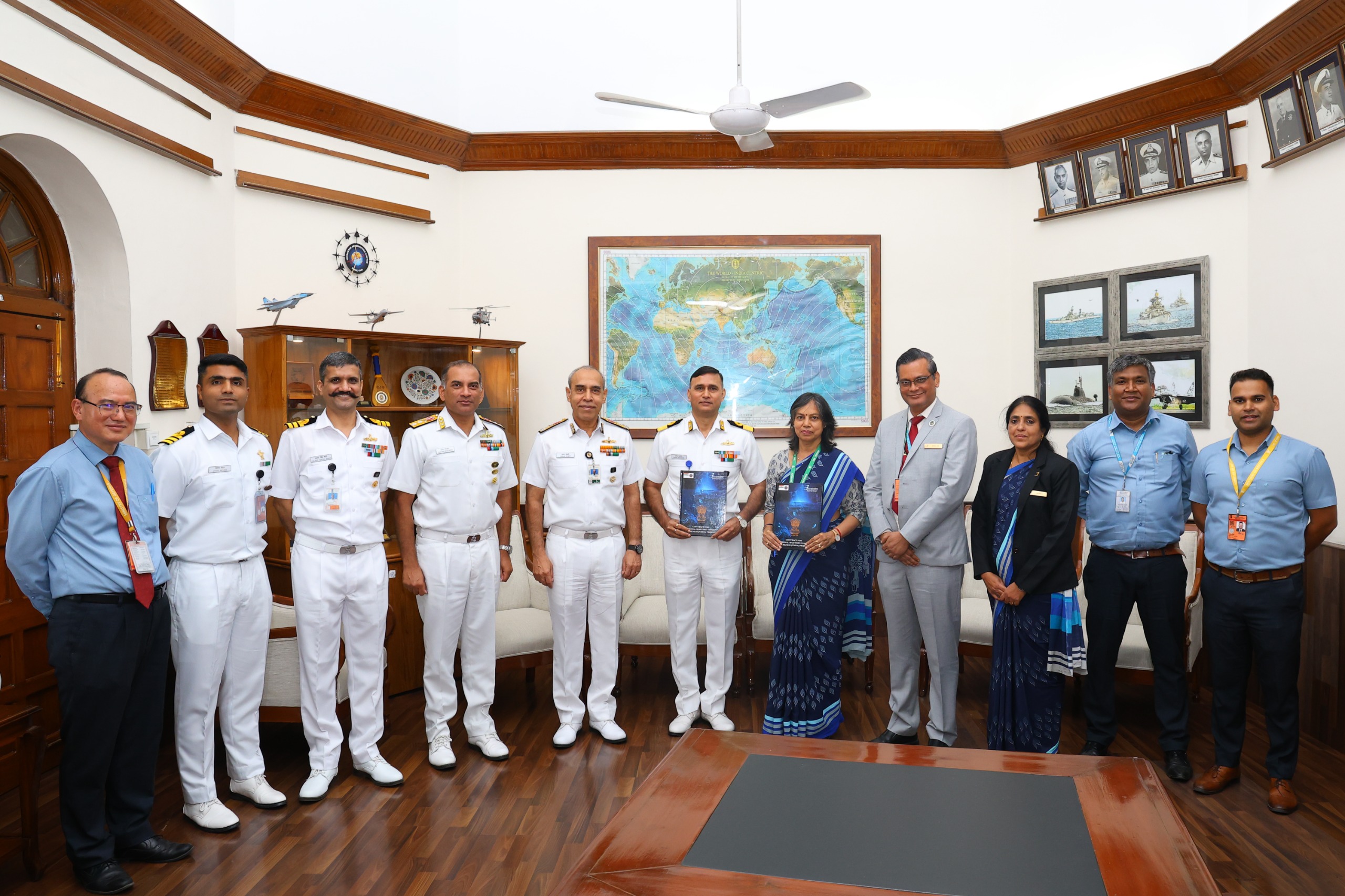 Navy-BEL signs Maritime Domain Awareness Project