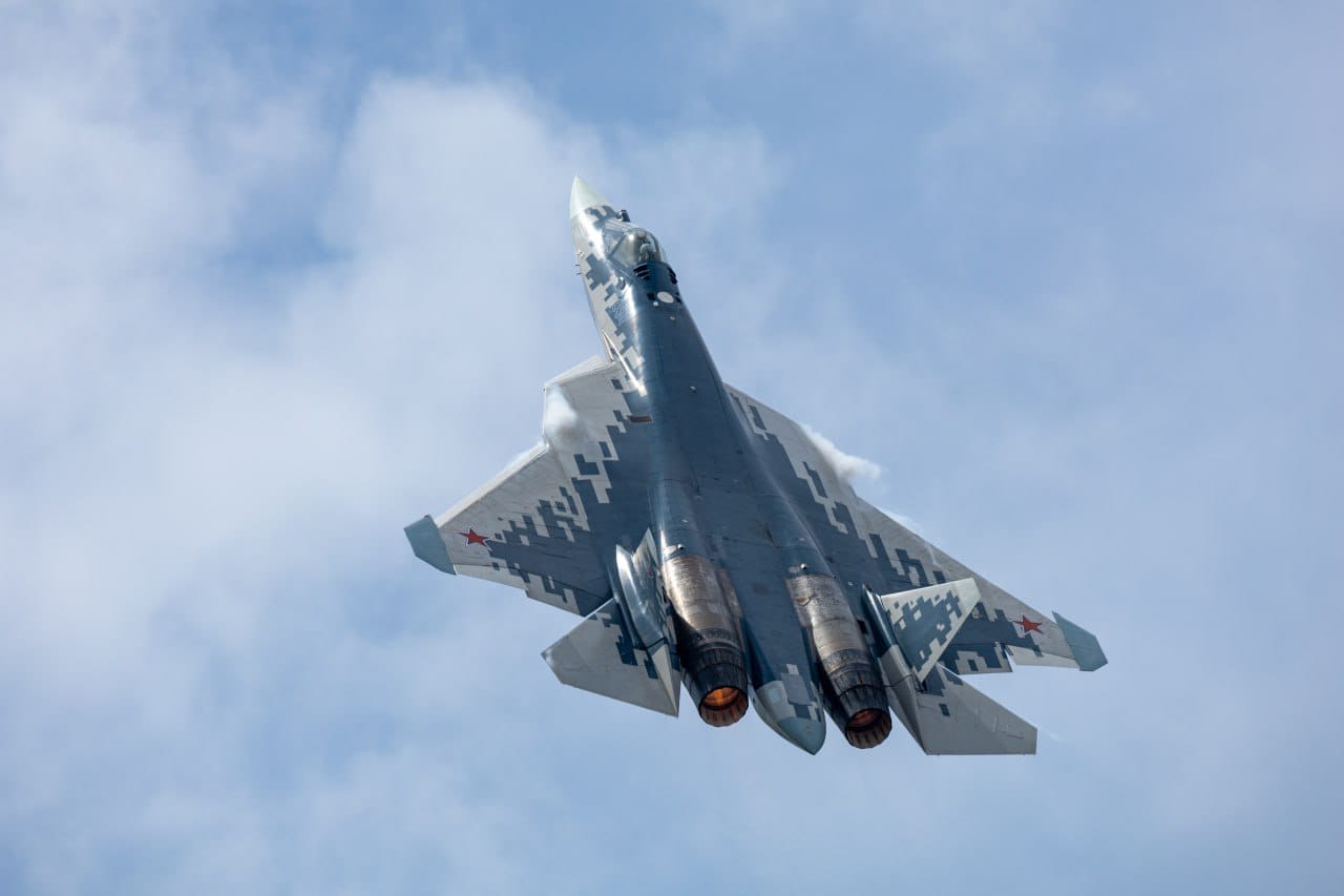 Russian Highlight Su-57 Fighter at Aero India